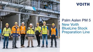 New Voith BlueLine Stock Preparation Line Palm Aalen PM 5 EN [upl. by Allys607]