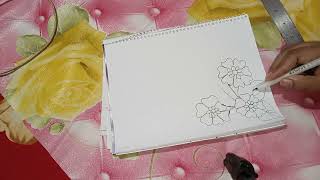 Beautiful Nakshi Kantha Design। How to draw a Nokshi Katha Design ।। সুন্দর নকশী কাথার ডিজাইন। [upl. by Nagah]