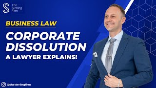 HOW TO DISSOLVE A CORPORATION  STEPS REQUIRED LAW EDUCATION [upl. by Ane]