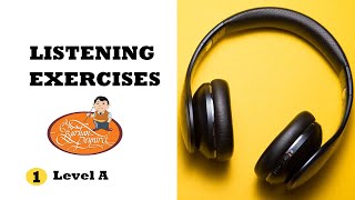 Listening The NoteTaking Exercises  Easy English Lesson Level A [upl. by Merrell418]