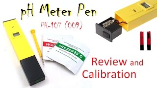 PH Meter PH107 PH009  In depth review Calibration Pen ATC Water test Aquarium [upl. by Deehan]