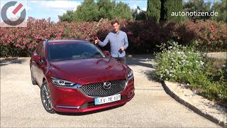 2018 Mazda6 Kombi Facelift SkyactivG 165 Review Test Fahrbericht [upl. by Kila209]