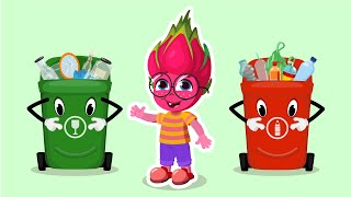 Reciclaje Para Niños Aprende a Reciclar  Video Educativo  Keiki Canciones Infantiles [upl. by Ellenig]