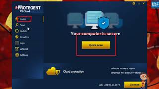 Protegent Antivirus  Downloading Installation amp User InterfaceHindi [upl. by Womack]