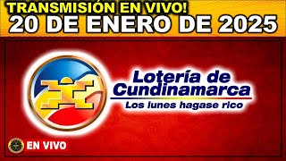 LOTERIA DE CUNDINAMARCA último sorteo del LUNES 20 de Enero de 2025 [upl. by Bloom]