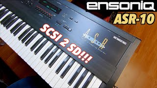 Ensoniq ASR10 with SCSI2SD Drive [upl. by Naletak]