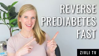 5 Diet Tips to REVERSE PREDIABETES FAST [upl. by Ennayt380]