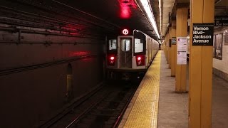 New York City Subway Trains Late Evening [upl. by Abbe]