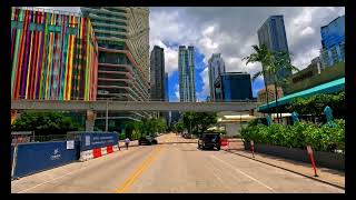 driving from Brickell to Pembroke Pines though i95 miamidrive [upl. by Rosenstein]