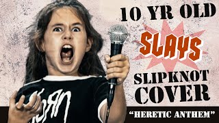 10 yr old Zoë SLAYS quotThe Heretic Anthemquot by Slipknot  OKeefe Music Foundation [upl. by Toinette]