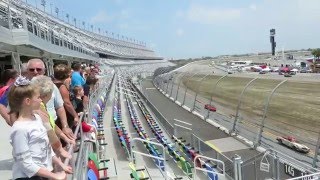 Daytona International Speedway  All Access Tour Grandstand View [upl. by Aikrahs]