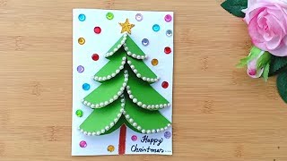 DIY Christmas cardsHandmade Christmas Greeting cardsHow to make Santa Greeting CardChristmas Card [upl. by Noremak]