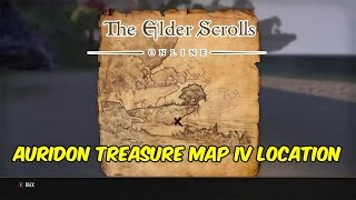 Elder Scrolls Online Auridon Treasure Map IV Location [upl. by Htenaj420]