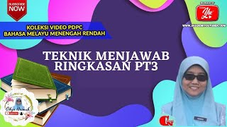 Teknik menulis ringkasan PT3 [upl. by Lateh640]