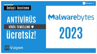 MALWAREBYTES Antivirüs Programı 2023  Ücretsiz Sürümü  l KULLANIM İNCELEMESİ [upl. by Bridgid]