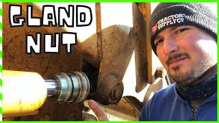 How To Remove Gland Nut  Case 580K Backhoe 2021 [upl. by Benis58]