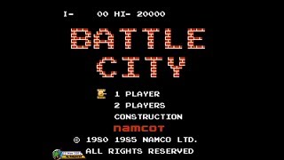 Battle City 1985 NES  1 of 7 Full Gameplay Take 11080p [upl. by Esela638]