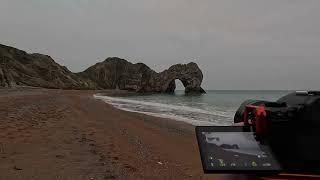 002 POV Durdle Door Hike [upl. by Hgielhsa]