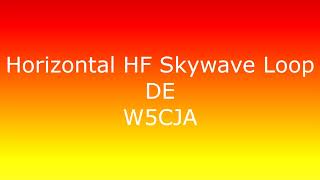 HF Horizontal Loop Antenna hamradio [upl. by Jarita]