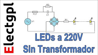 Como Conectar LEDs a 220V sin transformador [upl. by Karlee536]