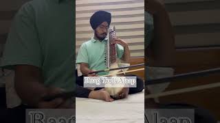 Alaap On Esraj  music indianraga esraj dilruba musician soothing relaxing peaceofmind ✨ [upl. by Shuma508]