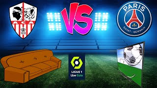 🔴LIVE MATCH AJACCIO VS PARIS SG LIGUE 1 [upl. by Linn]