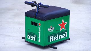 Homemade 50cc Motorized BEER CRATE [upl. by Goldenberg331]