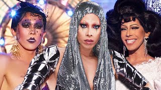 All of Pangina Heals Runway Looks from RuPauls Drag Race UK Versus the World [upl. by Arnie]