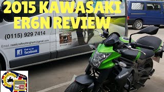 Motorcycle review Kawasaki ER6n ABS 2015 [upl. by Llyrat125]