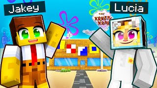 Jakey a Devenit SPONGEBOB in Minecraft [upl. by Llertnauq]