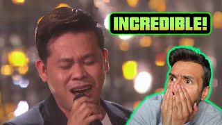 Marcelito Pomoy All Performances On Americas Got Talent REACTION [upl. by Carmelita216]