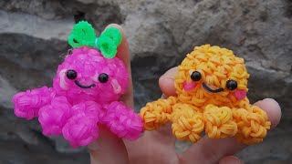 Loomigurumi Mini Octopus Rainbowloom [upl. by Iharas125]