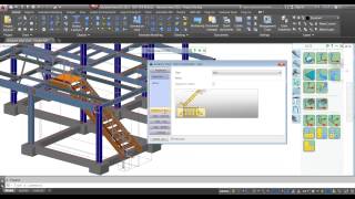 16  Modifying stair width with Autodesk Advance Steel [upl. by Fiora878]