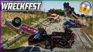 Wreckfest  Browsing Main Menu amp Settings [upl. by Ailak]