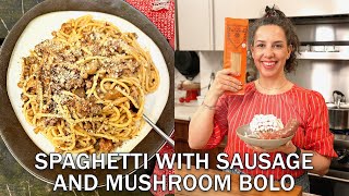 Spaghetti with Sausage and Mushroom Bolo [upl. by Walter828]