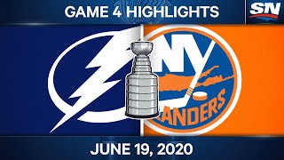 NHL Game Highlights  Lightning vs Islanders Game 4  Jun 19 2021 [upl. by Garcia]