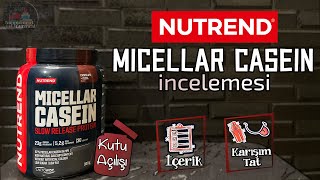 Nutrend Micellar Casein Protein İncelemesi ve Tesiste Sanal Tur [upl. by Neerom]