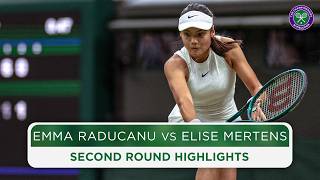 Ruthless from Raducanu  Emma Raducanu vs Elise Mertens  Highlights  Wimbledon 2024 [upl. by Laryssa592]