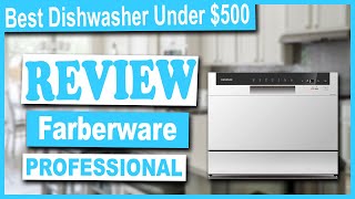 Farberware Professional FCD06ABBWHA Compact Portable Countertop Dishwasher Review [upl. by Iak]