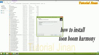 how to install toon boom harmony 150 Premium  ActivatorTutorial Jinan [upl. by Ruperta]