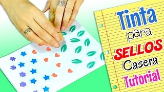 Tintas para Sellos Tintas para Scrapbook TUTORIAL [upl. by Nitsreik]