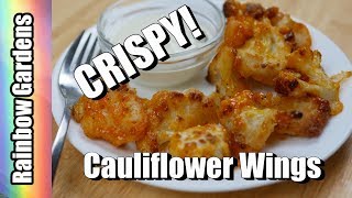 Crispy Buffalo Cauliflower Wings Recipe  Baked Not Fried amp Delicious [upl. by Noah567]