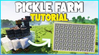 Minecraft EASY Pickle Farm Tutorial 120 70000 Pickles PH [upl. by Oemor898]