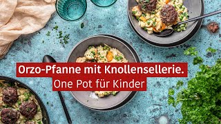 Rezept – OrzoPfanne mit Knollensellerie [upl. by Kata]