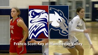 CMSportsNet Highlights Francis Scott Key at Man Valley Girls Basketball 11224 [upl. by Silvan]