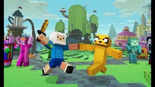 MINECRAFT Adventure Time Addon  AddonMod for MCPE [upl. by Ykciv]