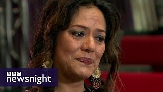 Lila Downs on Trump protest and death  BBC Newsnight [upl. by Aip]