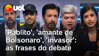 Amante de Bolsonaro Pablito invasor Veja principais frases do 4º debate para eleições em SP [upl. by Hulda]