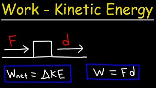 Work and Kinetic Energy  Physics [upl. by Anitsirhcairam]