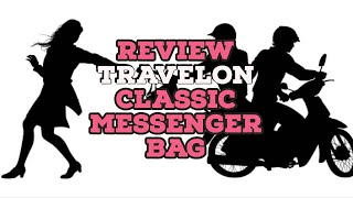 Review of Travelon Classic Messenger Crossbody Purse Antitheft Bag for Travel [upl. by Terrence]